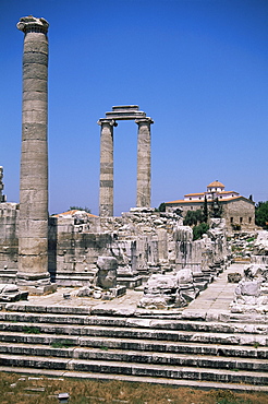 Ruins of Didyma, Altinkum, Anatolia, Turkey, Asia Minor, Eurasia