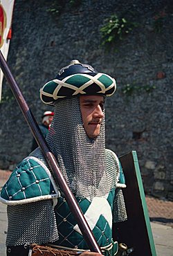 Medieval parade, Arezzo, Tuscany, Italy, Europe