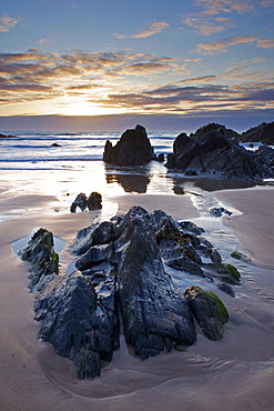 Combesgate Beach, Devon, England, United Kingdom, Europe