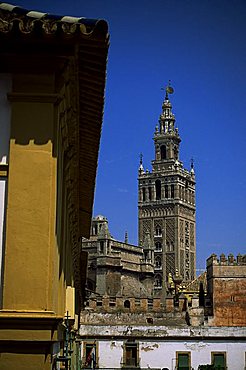 Giralda tower, Seville, Andalucia, Spain, Europe