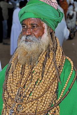 Whirling dervishes, high priest at Sufi ceremony, Omdurman, Sudan, Africa