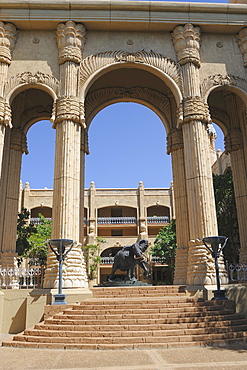 Entrance to the Palace of the Lost City, Sun City, South Africa, Africa