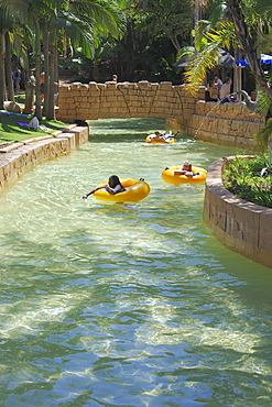 The river through Sun City, Sun City, South Africa, Africa