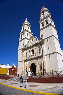 Cathedral, Nuestra Signora de Purisima Concepcion, Campeche, UNESCO World Heritage Site, Mexico, North America