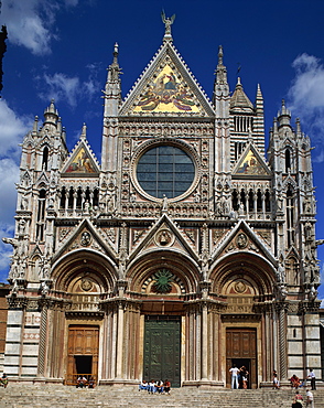 The Duomo in Siena, UNESCO World Heritage Site, Tuscany, Italy, Europe