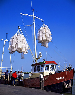 Fishing boat, Marken, Holland, Europe