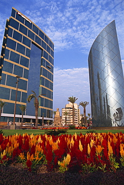 Modern buildings centre of town, Lima, Peru, South America