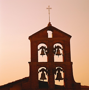 Church bells at sunset, Florence, Tuscany, Italy