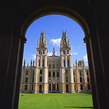 All Souls College, Oxford, Oxfordshire, England, United Kingdom, Europe