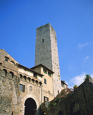 The towers of San Gimignano, UNESCO World Heritage Site, Tuscany, Italy, Europe