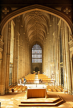 Interior, Canterbury Cathedral, UNESCO World Heritage Site, Kent, England, United Kingdom, Europe