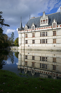 The Chateau, Azay le Rideau, UNESCO World Heritage Site, Indre-et-Loire, Touraine, Loire Valley, France, Europe