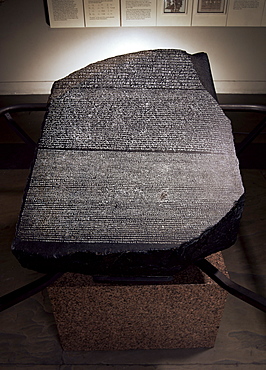 The Rosetta Stone, British Museum, London, England, United Kingdom, Europe