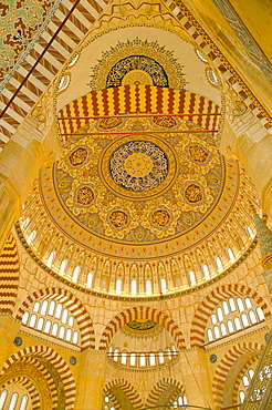 Interior of the Selimiye mosque, Edirne, Anatolia, Turkey, Asia Minor, Asia