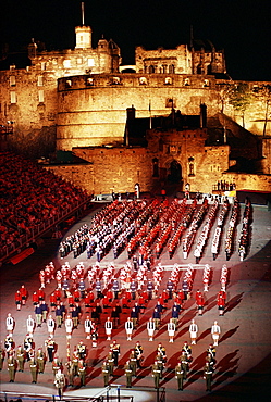 The Military Tattoo, Edinburgh, Lothian, Scotland, United Kingdom, Europe