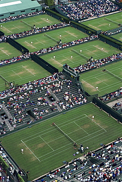 Aerial view of Wimbledon, England, United Kingdom, Europe