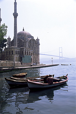 Ortakoy, Bosphorus Bridge, Bosphorus, Istanbul, Turkey, Europe, Eurasia