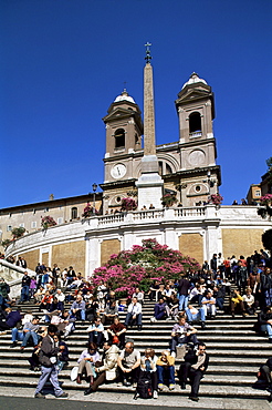 Spanish Steps, Rome, Lazio, Italy, Europe