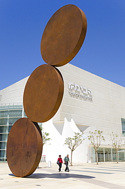 Refurbished Habima building of the National Theatre, Tel Aviv, Israel, Middle East