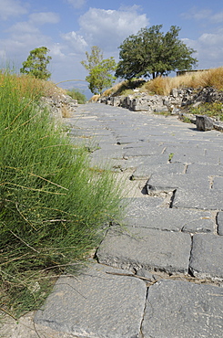 Hippos Sussita archaeological site, Golan Heights, Israel, Middle East