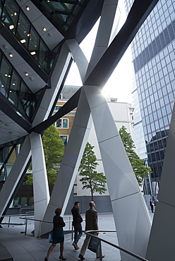 The 30 Sainte Mary Axis tower also known as The Gherkin, The City of London, United Kingdom, Europe