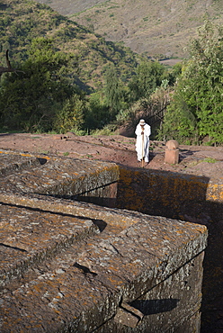 Bet Giyorgis church, Lalibela Rock Hewn Churches, UNESCO World Heritage Site, Northern Ethiopia, Africa