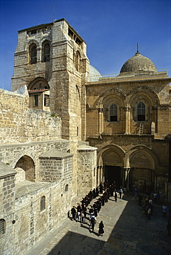 Church of the Holy Sepulchre, Old City, UNESCO World Heritage Site, Jerusalem, Israel, Middle East