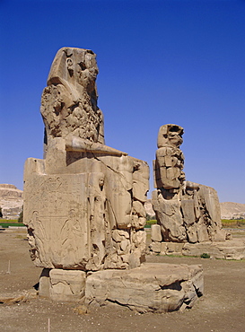 The Colossi of Memnon, Luxor, Egypt, North Africa