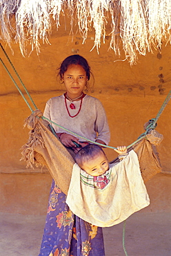 Children playing, Chitwan, Terai, Nepal