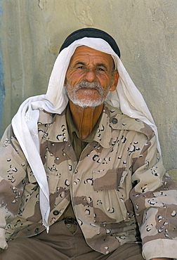 Portrait of a Bedouin man, Dana Reserve, Jordan, Middle East