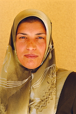 Portrait of a young woman, Najad, Jordan, Middle East 