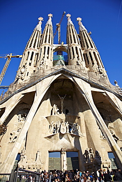 Sagrada Familia, UNESCO World Heritage Site, Barcelona, Catalonia, Spain, Europe