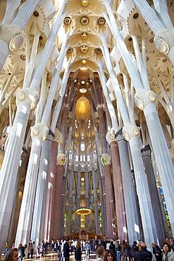 Sagrada Familia, UNESCO World Heritage Site, Barcelona, Catalonia, Spain, Europe