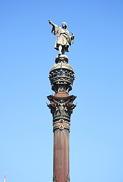 Christopher Colombus Monument, Barcelona, Spain, Europe