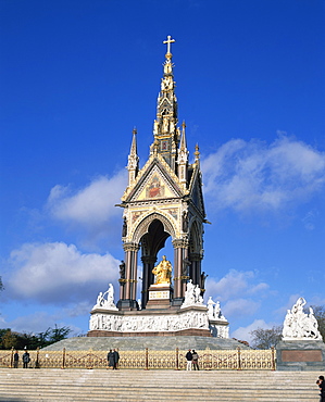 The Albert Memorial, Kensington Gardens, London, England, United Kingdom, Europe