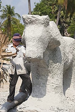 Stone masons, Cambodia, Indochina, Southeast Asia, Asia