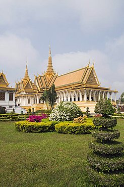 The Royal Throne Hall, The Royal Palace, Phnom Penh, Cambodia, Indochina, Southeast Asia, Asia