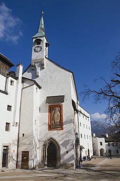 Church of St. George in the Hohensalzburg Fortress, Salzburg, Austria, Europe