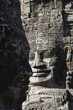 Bayon Temple, late 12th century, Buddhist, Angkor Thom, Angkor, UNESCO World Heritage Site, Siem Reap, Cambodia, Indochina, Southeast Asia, Asia