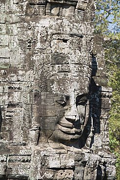 Bayon Temple, late 12th century, Buddhist, Angkor Thom, Angkor, UNESCO World Heritage Site, Siem Reap, Cambodia, Indochina, Southeast Asia, Asia