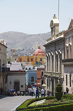 Plaza de la Paz in Guanajuato, a UNESCO World Heritage Site, Guanajuato State, Mexico, North America