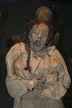 The Mummy Museum (Museo de las Momias) in Guanajuato, a World Heritage Site, Guanajuato, Guanajuato State, Mexico, North America