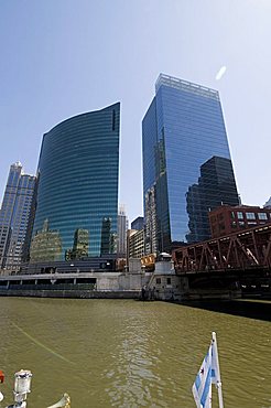 Chicago River, Chicago, Illinois, United States of America, North America