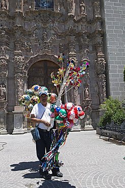 Templo de San Francisco, a church in San Miguel de Allende (San Miguel), Guanajuato State, Mexico, North America