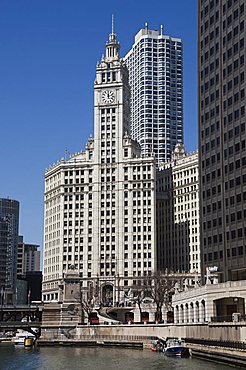 The Wrigley Building, Chicago, Illinois, United States of America, North America