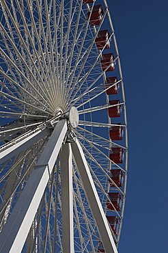 Ferris wheel at Navy Pier, Chicago, Illinois, United States of America, North America