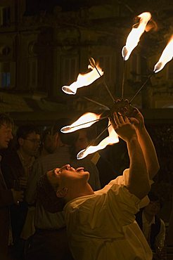 Fire eater, Malta, Europe