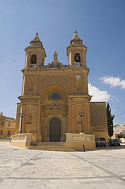 Church of our Lady of Pompeii at Marsaxlokk, a fishing village, Malta, Europe