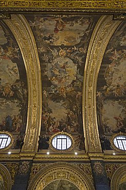 Interior of St. Johns Co-Cathedral, Valletta, Malta, Europe