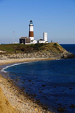 Montauk Point Lighthouse, Montauk, Long Island, New York State, United States of America, North America